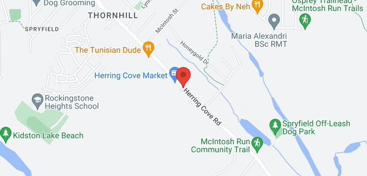 map of Lot Herring Cove Road